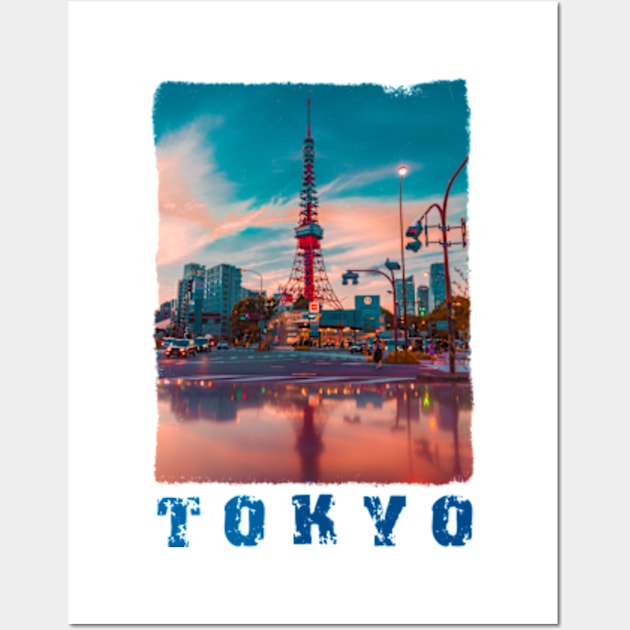 tokyo Wall Art by teehood